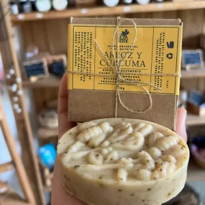 Jabón de Arroz y Cúrcuma