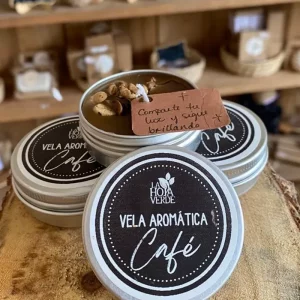 Vela Aromática de café